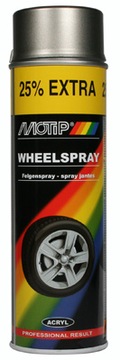 MOTIP LAKIER farba SPRAY DO FELG Grafitowy Jasny