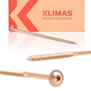 WKRĘTY CIESIELSKIE 6x80 TORX ŁEB TALERZOWY 100szt