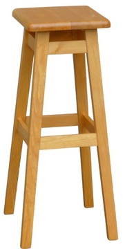 TABORET BAROWY 80 PROSTY SOSNOWY HOKER kolor olcha