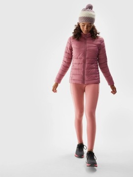 4F KURTKA DZIEWCZĘCA PIKOWANA PUCHOWA PRZEJŚCIOWA WIOSENNA JESIENNA