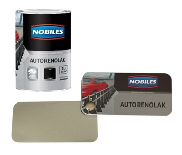 Nobiles AUTORENOLAK 1L farba metalu SREBRNY M-1037