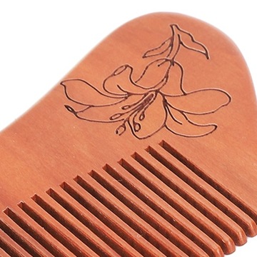 4шт деревянная расческа для волос предотвращает