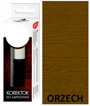 COLORIT KOREKTOR DO ZARYSOWAŃ DREWNA 7ML ORZECH