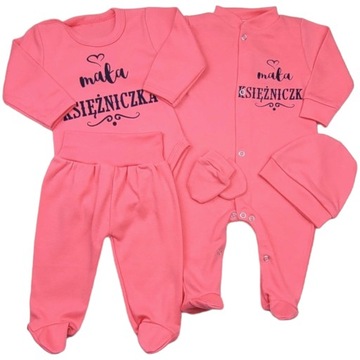 КОМПЛЕКТ ОДЕЖДЫ LAYETTE ДЛЯ НОВОРОЖДЕННОГО В БОЛЬНИЦУ 5 ЧАСТЕЙ 62