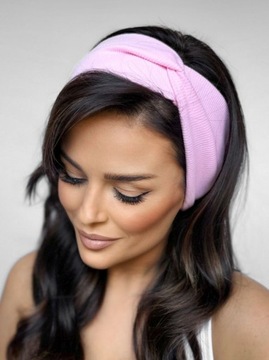 ПОВЯЗКА НА УШИ ЖЕНСКАЯ, ТОНКАЯ, УДОБНАЯ, ЛЕГКАЯ, РЕБРИСТАЯ, ЦВЕТНАЯ