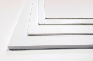 Płyta PCV (PVC) spieniona BIAŁA 10mm 50x50cm