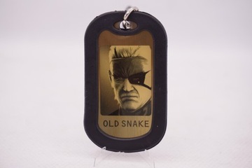 Metal Gear Solid 4 Dog Tag OLD SNAKE nieśmiertelnik