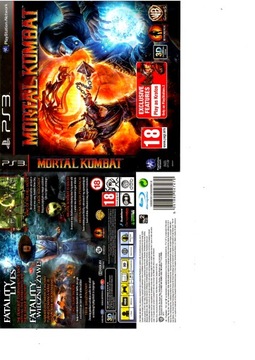Игра MORTAL KOMBAT Polish Edition для PS3, УНИКАЛЬНАЯ ОБЛОЖКА Иди ЗДЕСЬ