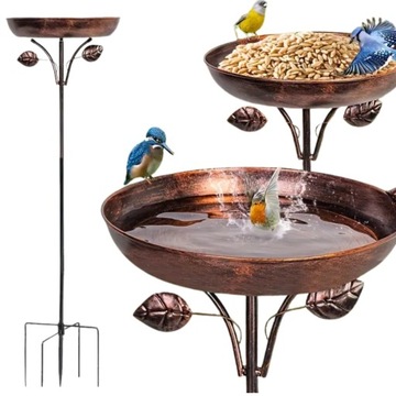 Птицы птиц для птиц кормушка кабинка чаша сад украшения ванна