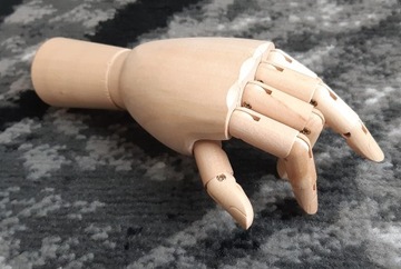 ДЕРЕВЯННАЯ РУЧНАЯ МОДЕЛЬ, РУКА, РУЧКА, РУКА, СРЕДНАЯ РУКА