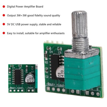 PAM8403 Модуль платы мини-цифрового усилителя