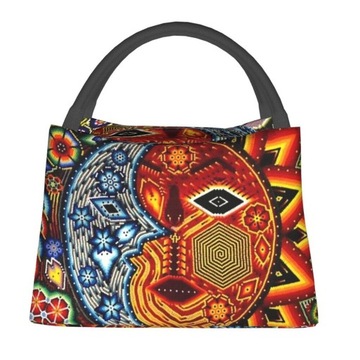 Утепленная большая сумка для обеда Sun Art Huichol Boho