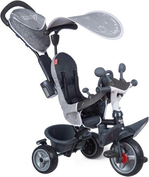 Rower trójkołowy Smoby 741502 NIE KOMPLETNY Szary Z31