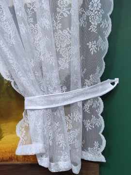 КОМПЛЕКТ ЖАККАРДОВЫХ ШТОР С ЛЕНТОЙ ГОТОВАЯ ШТОРА БЕЛАЯ ГОТОВАЯ ШТОРА 300Х130