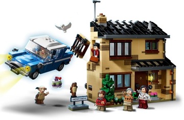 LEGO Harry Potter Latający Samochód Dom 6 Figurek