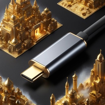 ПОРТ ДИСПЛЕЯ USB-C КАБЕЛЬ-АДАПТЕР-концентратор USB TYPE C DP 8K 60 Гц 2 м