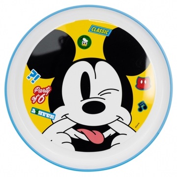 MYSZKA MICKEY TALERZ PLASTIKOWY ANTYPOŚLIZGOWY DISNEY