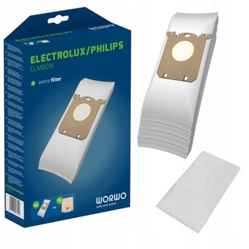 Worek do odkurzacza Worki do ELECTROLUX PHILIPS AEG WORWO ELMB01K 4szt.