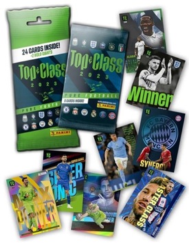 МЕШКИ С ФУТБОЛЬНЫМИ КАРТОЧКАМИ PANINI TOP CLASS 2023 ДО 40 КАРТОЧЕК ДЛЯ АЛЬБОМА