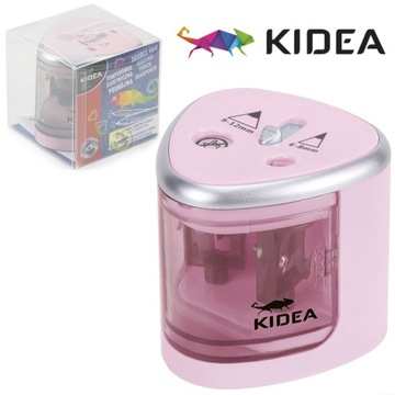 ДВОЙНАЯ ЭЛЕКТРИЧЕСКАЯ Точилка, РОЗОВАЯ KIDEA