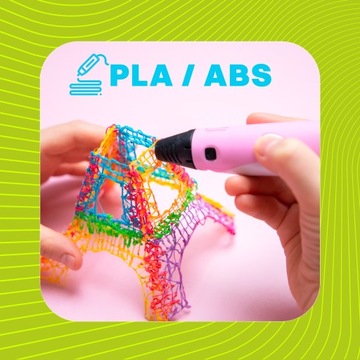 3D Pen Magic + 109 м стержней + 75 шаблонов Blue V4
