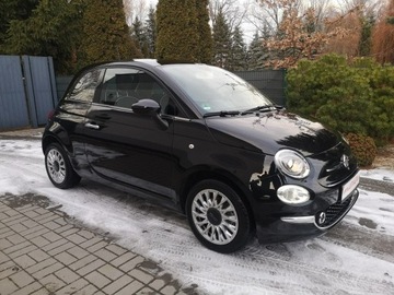 Fiat 500 II Seria 4 1.2 69KM 2018 Fiat 500 1.25 16v 70KM Klima Alu 16 Ledy Tempomat, zdjęcie 3