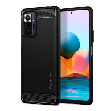 Чехол для Redmi Note 10 Pro в черной матовой рукавице от SPIGEN