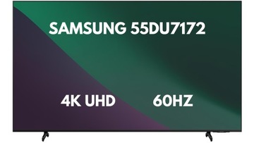 TELEWIZOR SAMSUNG 55DU7172 NOWOŚĆ 2024 4K UHD TIZEN TV Q-SYMPHONY DVB-T2