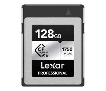 Карта Lexar CFexpress 128 ГБ Professional Type B SILVER 1750 МБ/с