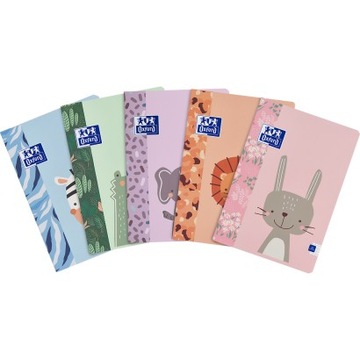 ZESZYT A5 32K KRATKA KOLOROWA OXFORD KIDS 400175622 - MIX KOLORÓW