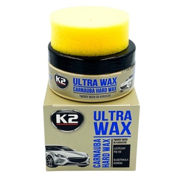 K2 ULTRA WAX твердый воск глянцевый лак CARNAUBA