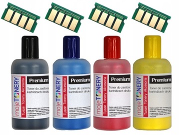 4x Toner + chip do Ricoh SPC220 C221 C222 SPC240