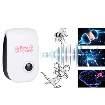 4X ОТПУСКАТЕЛЬ НАСЕКОМЫХ ГРЫЗУНОВ МЫШИ КОМАРЫ НАСЕКОМЫЕ УЛЬТРАЗВУКОВОЙ ДЛЯ КОНТАКТА