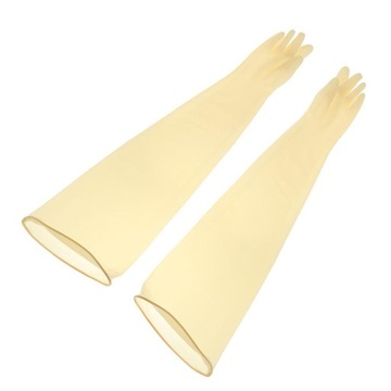 1 пара рабочих перчаток из латексной резины толщиной 75 см и защитных перчаток.