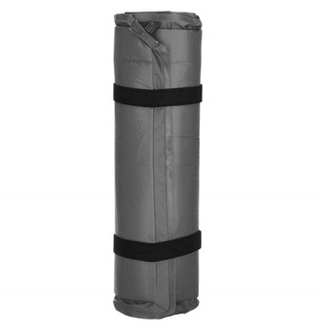 САМОНАДУВАЮЩИЙСЯ КОВрик МАТРАС 180х50см МЯГКИЙ СЕРЫЙ ТОЛСТЫЙ С НАМАТРАСНИКОМ