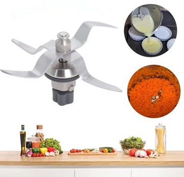 STALOWY nóż z uszczelką do Monsieur Cuisine Smart Connect Trend na 5 ząbków
