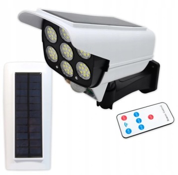 Lampa solarna atrapa kamery ogrodowa czujnik ruchu