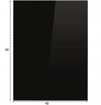 Szyba HARTOWANA podstawa pod PIEC KOMINEK 60x40 cm