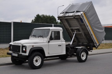 Land Rover Defender III 90 Station Wagon 2.4 TD4 122KM 2009 LAND ROVER Defender Wywrotka 3 stronna Żuraw HDS, zdjęcie 12