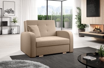 sofa AMBER I rozkładana mała kanapa z pojemnikiem
