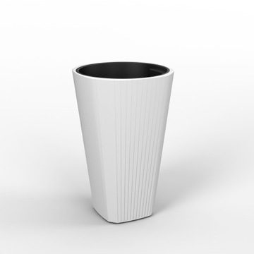 Цветочный горшок MUZA, диаметр 39см высота 81см цвет БЕЛЫЙ НОВИНКА!