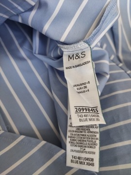 MARKS&SPENCER KOSZULA W PASKI SLIM S