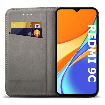 ЧЕХОЛ ДЛЯ XIAOMI REDMI 9C SMART МАГНИТНЫЙ ЧЕХОЛ + СТЕКЛО