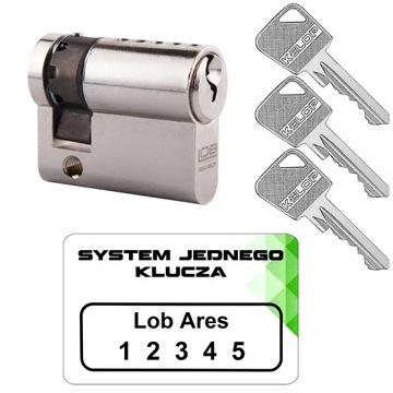 wkładka 35/9 N Lob Ares system jednego klucza