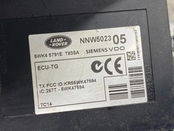 LAND ROVER RANGE L322 3600CM3 2007 SUV 5WK45791E