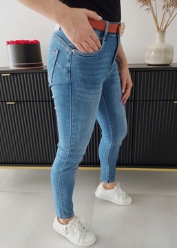 Джинсы скинни MS6 FASHIONABLE M.SARA С ПОЯСОМ 44 XXL (33) 38-50