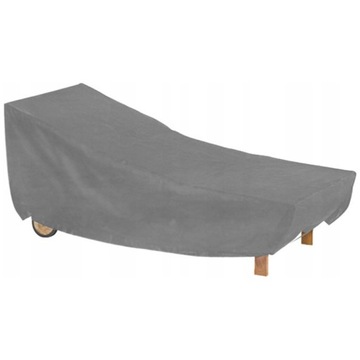 POKROWIEC NA LEŻAK +ŚCIĄGACZ 190x65x80/40cm MIĘKKI OGRODOWY OSŁONA LEŻAKA