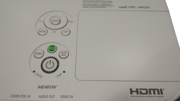 ЖК-проектор NEC ME401W, белый, б/у, гарантия