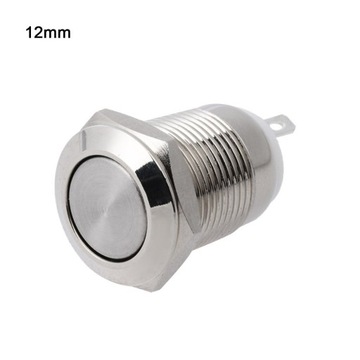 16/12mm przycisk ze stali nierdzewnej włącznik sil
