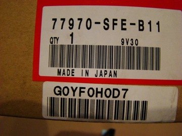 HONDA FR-V 2006 SENZOR NÁRAZŮ BOČNÍHO